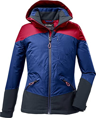 killtec Mädchen Funktionsjacke/Outdoorjacke mit Kapuze - KOW 20 GRLS JCKT, navy blue, 152, 37205-000