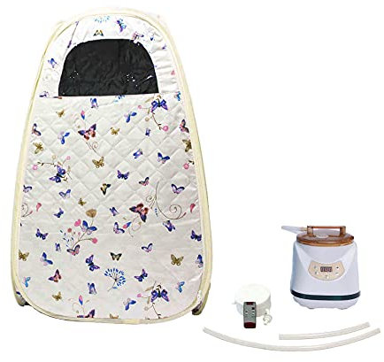 KOVFBRO La tenda di sauna una sauna residenziale personale 220V 2.8L 1500W della sauna del vapore include (1.5 anni di garanzia)