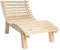 TUGA - Holztech Gartenliege Relaxliege Liege - Franzi Breite (Fichte) 140cm Einstiegshöhe 60cm