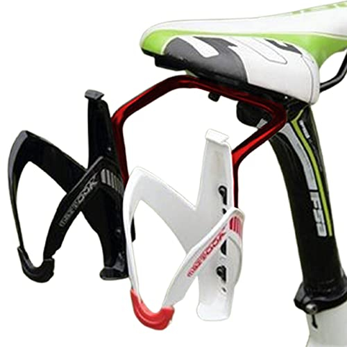 CHAODI Bike Saddlebag Bracket - Bike Water Bottle Holder Bracket - Aluminum Alloy Double Water Bottle Mount, Saddle Bag Support Bracket for Cycling Accessories, Red