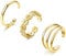 Milacolato 925 Silber Zehenring für Damen Mädchen Verstellbar Hypoallergen Gänseblümchen 3-reihig Zehe Ring Gold Offen Manschette Platinierung Zehenringe Sommer Strand Barfuß Sandalen Fußschmuck 3Pcs