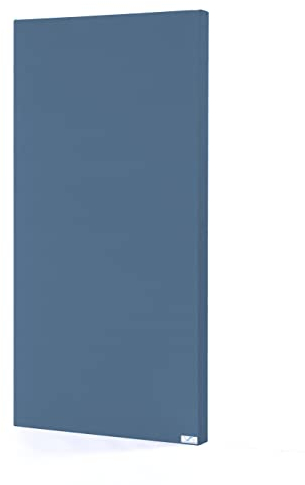 Bluetone Acoustics Wall Panel Pro - Professionel Schallabsorber - Akustikpaneele zur Verbesserung der Raumakustik - akustikplatten (100x50x5cm, Meeresblau)