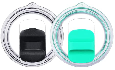 PTGVCTA Tapas de Vaso Yeti de Repuesto de 20 Onzas - Se Adapta a Vasos de Café YETI Rambler o Rtic de Estilo Antiguo - Deslizador Magnético de Repuesto, a Prueba de Derrames