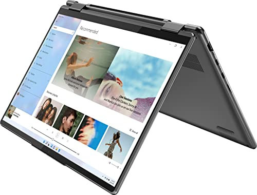 Lenovo ENOVO Yoga 7i - Computer portatile 2 in 1 da 14'' 2.2K Touchscreen12th Core i7-1255U Iris Xe Graphics 16GB RAM 1TB SSD WI-FI 6E Thunderbolt 4 retroilluminato KB w/FP Windows 11 RATZK 32GB USB,