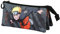Naruto Shuriken-FAN Dreifach Federmäppchen 2.0, Grau