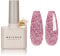 MAYCHAO Glitter Gel Nail Polish, 15ML Pink Glitter Gel Nail Polish, Soak Off UV LED Nail Glitter Gel Polish Nail Art Starter Manicure Salon DIY at Home, 0.5 OZ, Rose Gold Glitter, Pack Of 1