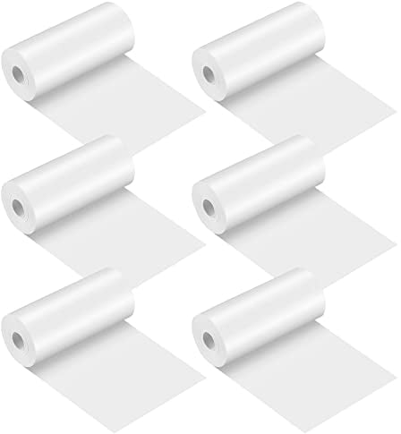 6 Rouleaux de Papier Thermique, Papier D’Imprimante Thermique, Mini Rouleau de Imprimable Thermique, pour Imprimante, Appareils Photo Instantanés pour Enfants, Mini Imprimante Photo, 57x25 mm