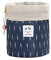 Voyage Cylindre Corde Sac Pull Sac Rond Sac en Tissu Cosmétique Sac De Rangement Sac Cosmétique Trousse de Maquillage en Velours côtelé