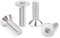 100 Pièces M4x20mm Allen Vis à Tête Fraisée, Leryati Vis M4 Boulon Inox DIN7991/ ISO10642 Vis Hexagonales Acier Inoxydable A2 V2A Filetage, Filetage Métrique Cylindrique Avec Six Pans Creux Vis