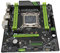 Bewinner Placa Base PC ATX X79, LGA 2011, Placa Base de Escritorio DDR3 de 4 Canales Compatible con E5 V2 con SATA 3,0, M.2 32GB/s, USB3.0, 1 X PCI E 16X para PC