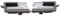 SHLPDFM 1 Paar Türgriff Innentürgriff vorne links + rechts für VW T4 IV 1990-2003（GRAU + CHROM）