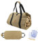 Großer Kaminholzträger, Kaminholztasche wasserdicht Holzkorb Brennholztasche Tragetasche aus Segeltuch mit 2 Griffe, faltbare Brennholz Brennholzträger Holzkorb Brennholzkorb für Kamine, Holzöfen