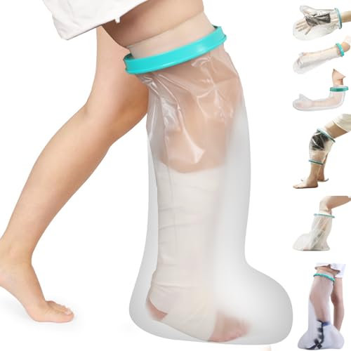 CIVJET Housse imperméable pour plâtre de douche adulte réutilisable et étanche