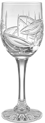 Barski Wine - Glass - Cordial - Sherry - Set of 6 - Glasses - Crystal - Hand Cut - Stemmed - 4 Oz. - Great for Wine - Liquor - Made in Europe