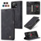 Cracedily Handyhülle für Xiaomi Mi 11 Lite 4G / 5G / NE Hülle, Klapphülle Premium Lederhülle Klappbar Flip Case Tasche Magnet Kartenfach Standfunktion Klapphülle Schutzhülle, Schwarz