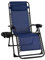 EIGFOH Tumbonas Plegables,Tumbonas Jardin Exterior Silla de Playa con Portavasos y Reposacabezas,Silla de Playa Ajustable para Jardín,Playa,Piscina,Terraza,Carga de 150 KG (Azul 1 Tumbonas)