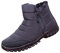 Wanderschuhe Herren Mit Reißverschluss, Schneestiefel Herren Gefüttert Und Wasserdicht, Wanderschuhe Rutschfest Stiefeletten Bequeme Trekkingschuhe Einfarbig Walkingschuhe Weich Halbschuhe