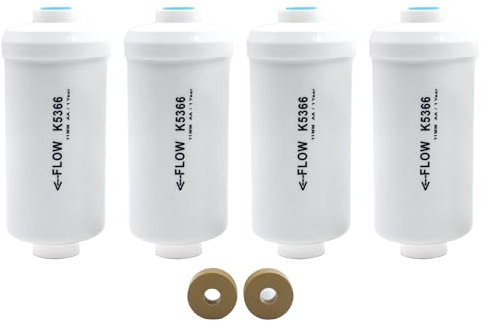 Larayci Lot de 4 filtres à eau fluorure de rechange pour Berkey® PF-2® Elements, système de filtration par gravité Berkey®, y compris Big, Travel, Royal, Imperial et Crown Series, matériau filtrant