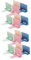 Operitacx 2sets Dividers for Freezer Drawers Freezer Divider Set Pp Partition for Refrigerator Storage Partition for Food Underwear 8pcs*2