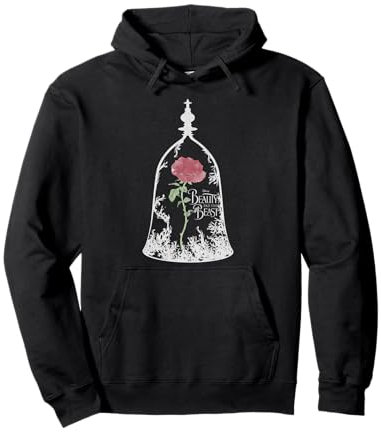 Bocal en verre Disney La Belle et la Bête Rose Sweat à Capuche