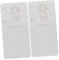 ELAYARD Nail Gel Polish Display Card Book 30pcs Nail Art Display Board Storage for Press on Nails