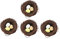 SUPVOX Nid Doiseau De Pâques Décoratif en Paille Lot De 4 Design Réaliste pour La Décoration Intérieure