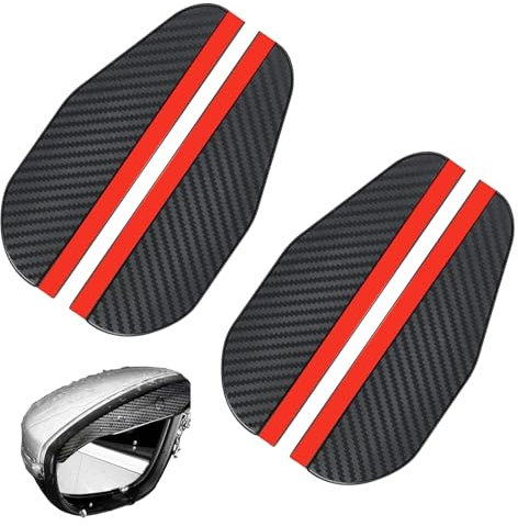 Espejo Retrovisor Protector de Lluvia,Coche Espejo Retrovisor Cubierta De Lluvia Parasol,Auto Espejo Retrovisor Lluvia Ceja,Accesorios al Aire Libre Automóvil,para la Mayoría de los Coches,2 Pares
