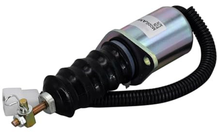 Sogoparts Solénoïde d'arrêt de carburant AM876416 AM882277 compatible avec tracteur compact John Deere 670 770 870 970 1070