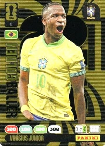 Adrenalyn XL World Cup 2026 - Vini Jr. Brasilien Golden Baller Trading Card