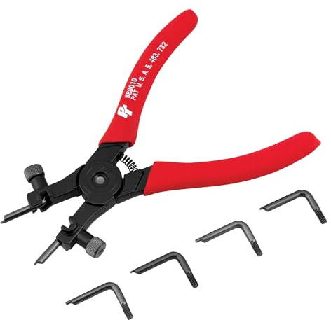 Performance Tool W88010 Adjustable Internal Snap Ring Pliers