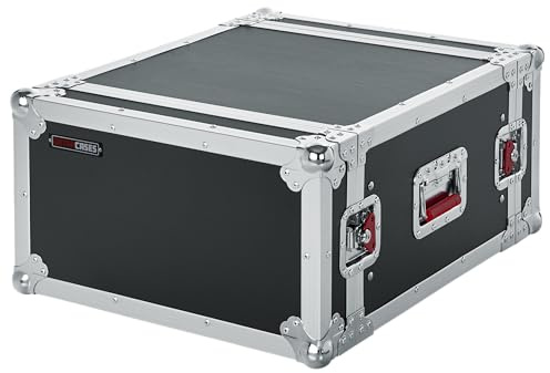 Gator Cases G-TOUR Audio Road Rack with Heavy-Duty Tour Grade Hardware, 17' Rackable Depth, 6U (G-TOUR 6U)