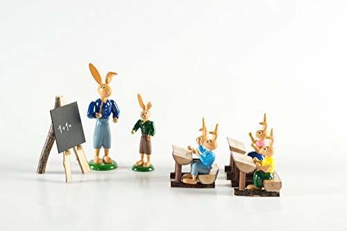 Holzkunst Gahlenz Osterhasen Knickohrhase Hasenschule 71211 Neuheit