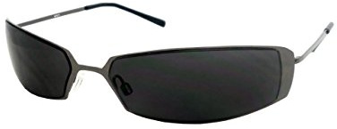 The Movie Shop Ltd Twins Style Sunglasses, Gunmetal Frame/Smoke Lens