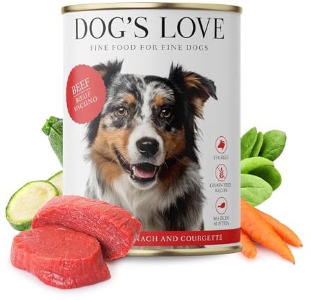 DOG'S LOVE Classic Rind, 6er-Pack (6 x 400g)