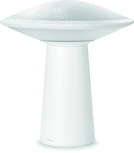 Philips Hue White Ambiance Tischleuchte Phoenix weiß, dimmbar, alle Weißschattierungen, steuerbar via App, kompatibel mit Amazon Alexa (Echo, Echo Dot)