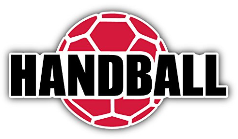 Handball Label Hochwertigen Auto-Autoaufkleber 15 x 8 cm