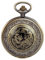 JewelryWe Retro Taschenuhr Drachen Phönix Herren Kettenuhr Analog Quarz Uhr mit Halskette Kette Pocket Watch