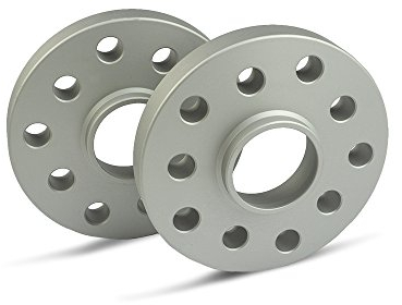 SCC Spurverbreiterung 12106E - silber eloxiert - LK: 98/4+2 NLB: 58,1 - 20mm - 2 Stück