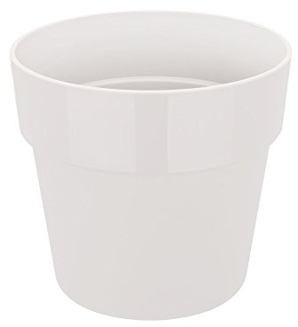Elho B.for Original Rond Mini 7 - Pot De Fleurs pour Intérieur - Ø 6.6 x H 6.0 cm - Blanc/Blanc