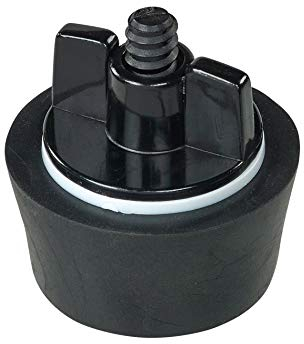 Surdefens Mega Pool Winterstopfen für Pool | 1 1/2 Zoll - Schwarz