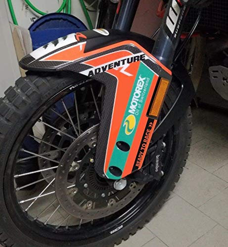 labelbike - 3D Aufkleber für Motorräder Seitenschutz Kotflügel kompatibel mit KTM 1190-1290 Adventure R (Model R)