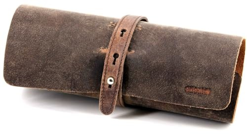 adorini Zigarrenrolle Echtleder Braun
