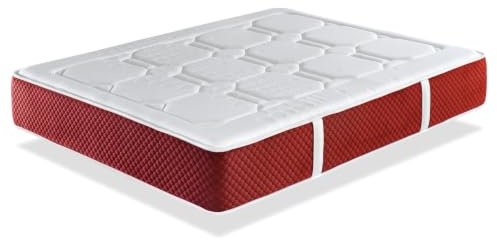 DORMISSIMO Matratze 180X200 Spring Premium, Hohe 30 cm, Taschenfederkern, Viskoelastisch. 7 Komfortzonen