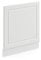Vicco Frontblende R-Line, Geschirrspüler Fronttür, Weiß Landhaus/Weiß, 60 cm ohne Arbeitsplatte