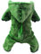 KUIH Grün Hundekostüm Dinosaurier Drucken Kapuzenpullover Körper Warmer Hundepullover Party Sweater Lustig Hundemantel Hundejacke