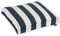 H.O.C.K. Classic Streifen Outdoor Sitzkissen Größen (40x40x5cm, Navy-blau)