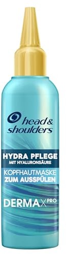 Head & Shoulders DERMAXPRO Hydra Pflege, Anti-Schuppen Kopfhautmaske (145 ml), mit Hyaluronsäure, Aktiver Aloe & Vitamin E, gegen juckende und trockene Kopfhaut