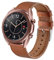 DEALELE Armband Kompatibel mit Samsung Galaxy Watch 7 / FE / 6/6 Classic / 5/5 Pro / 4/4 Classic / 3 41mm / Huawei GT2 42mm / GT3 42mm, 20mm Leder Ersatz Armbänder für Damen Herren, Braun