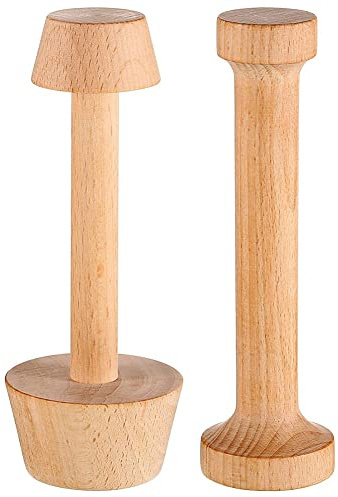 FASE 2 Stück Tart Tamper Set Eiertörtchen Tamper Tart Tamper DIY Kuchen