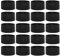 melebellot 20 Stück Trauerflor Armbinde Schwarz, Trauerarmbinde Elastisches Trauer-Armbinde Trauerband für Trauer, Beerdigung, Fußball, Basketball, Sport
